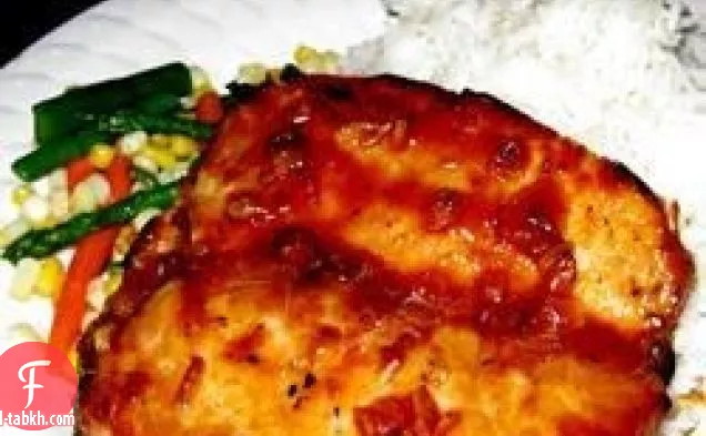 فيليه لحم الخنزير المغطى بالبرتقال مع التوابل الإيطالية