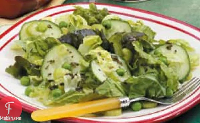 سلطة خضراء مشكلة