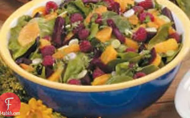 سلطة الشمندر والسبانخ