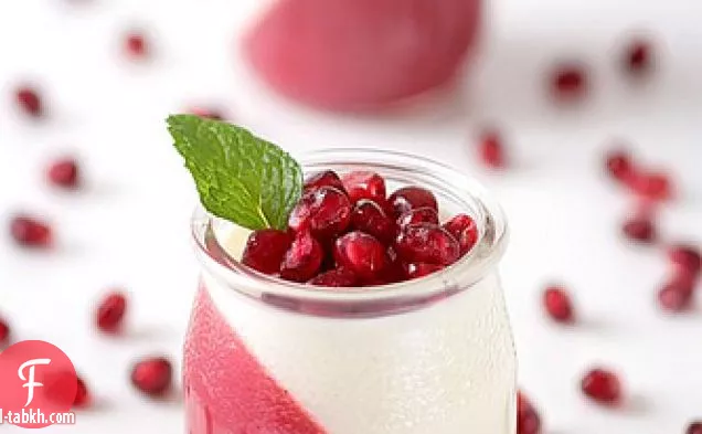 شاي الرمان والكركديه والعسل والزنجبيل والزبادي