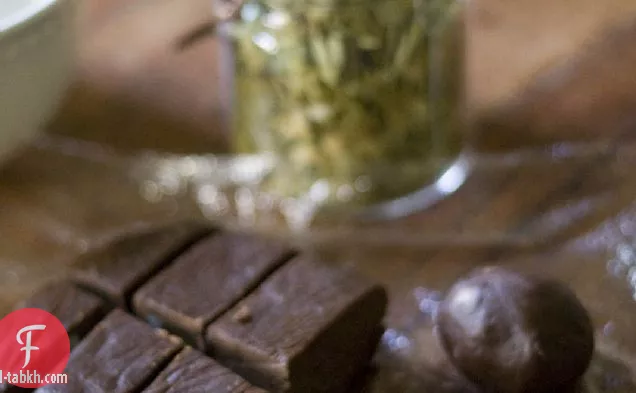 الزنجبيل الشوكولاته البيضاء بلونديز