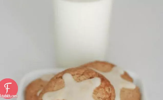 بسكويت الزنجبيل مع كريمة الليمون