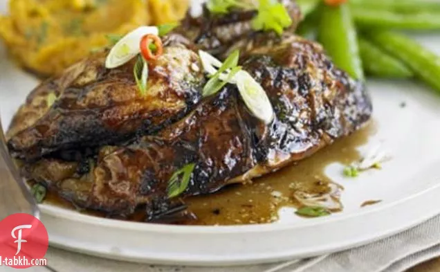 البطاطا الحلوة والزنجبيل الهريس