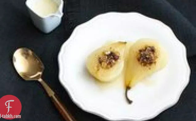 بودنغ أرز جوز الهند مع شراب الزنجبيل والليمون