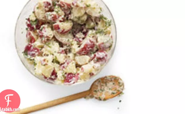سلطة البطاطا اللبن