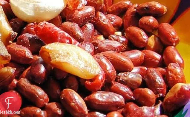 تشيلي-فول سوداني بالثوم ووجبة خفيفة من الجيكاما