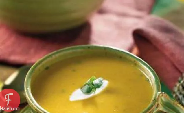 شوربة الجزر والجزر الأبيض