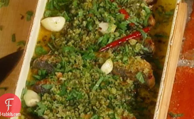 السمك المتبل بالخل والنعناع: بيسكوليني في سكابيسي