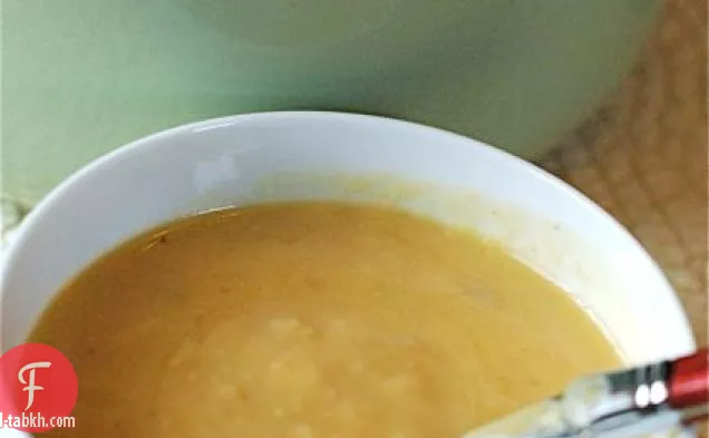شوربة الشيدر والبيرة بالبطاطس