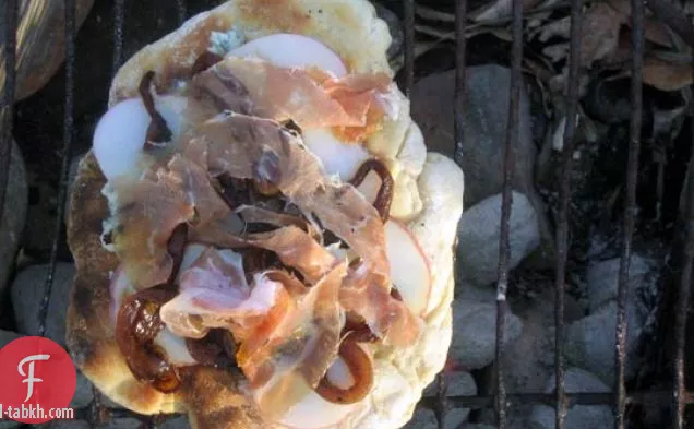 بطاطا مشوية ، جورجونزولا وبيتزا بروسسيوتو