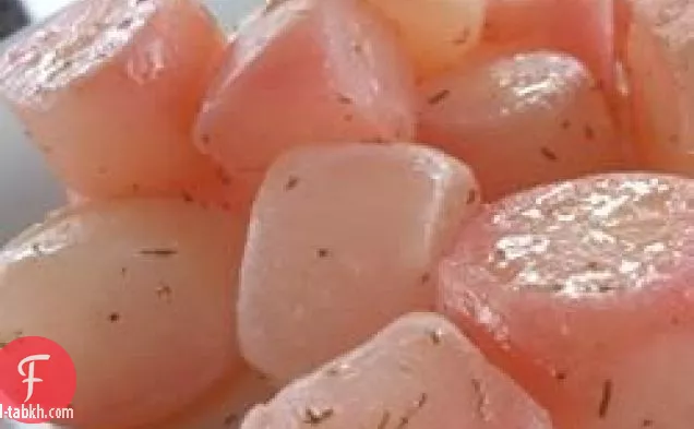 الفجل على البخار