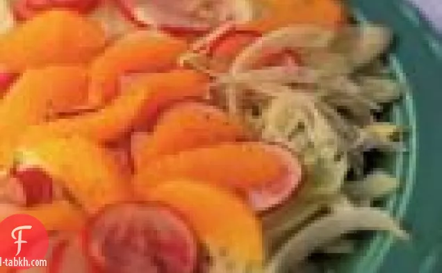 حلق الشمر والفجل سلطة