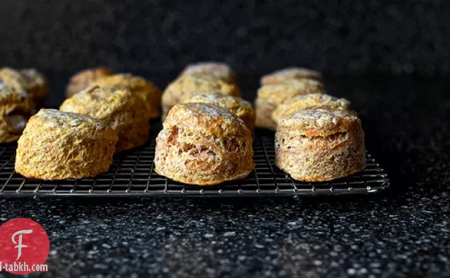 بسكويت البطاطا الحلوة (والخطمي) 