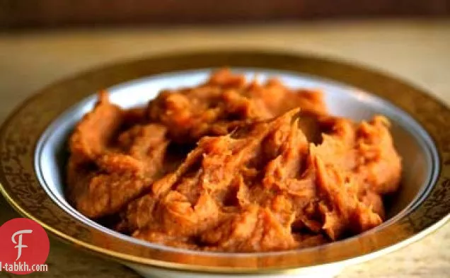 عطلة البطاطا الحلوة متبل (اليام)