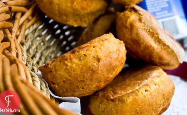 بسكويت البطاطا الحلوة مع الصقيل القيقب