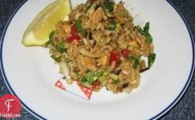 سلطة أرز الدجاج الصينية