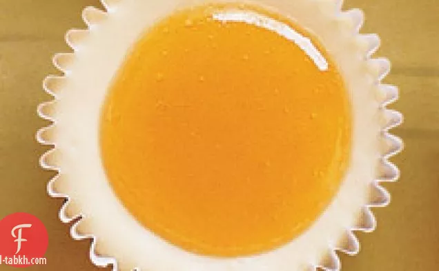 تشيز كيك صغيرة مع مربى المشمش