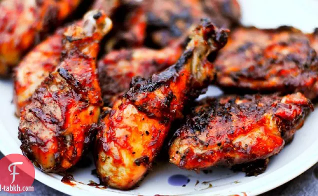 كانديس بسيط المشمش المزجج شواء الدجاج