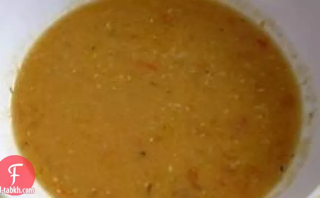 شوربة العدس المشمش
