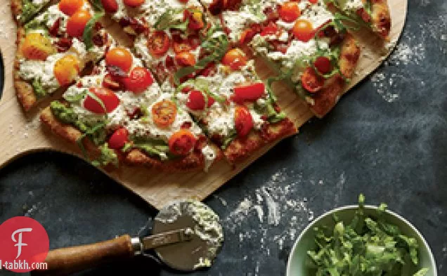 سلمون مشوي متبل بالقيقب