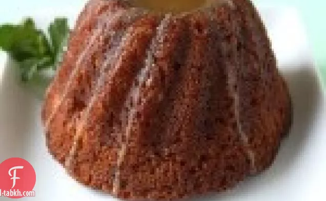 كعكة الموز بالكراميل
