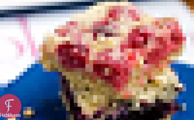 ألواح ستريوسيل عنبية (وتوت العليق) مع حشوة كريمة الليمون