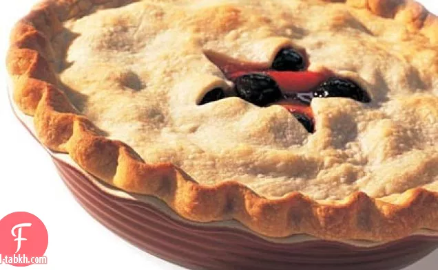 فطيرة الخوخ الكرز