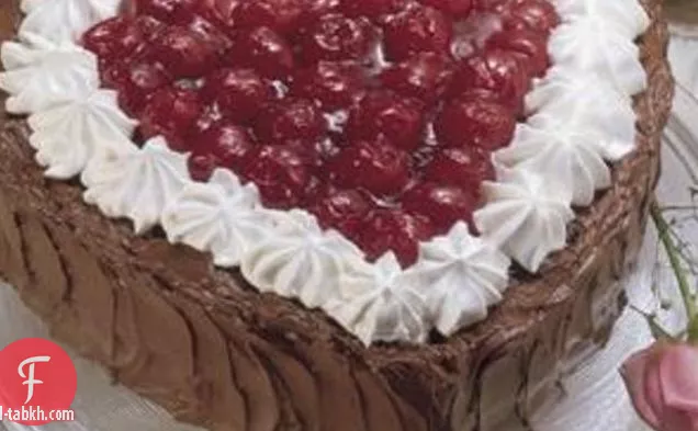الشوكولاته الكرز عيد الحب تورت