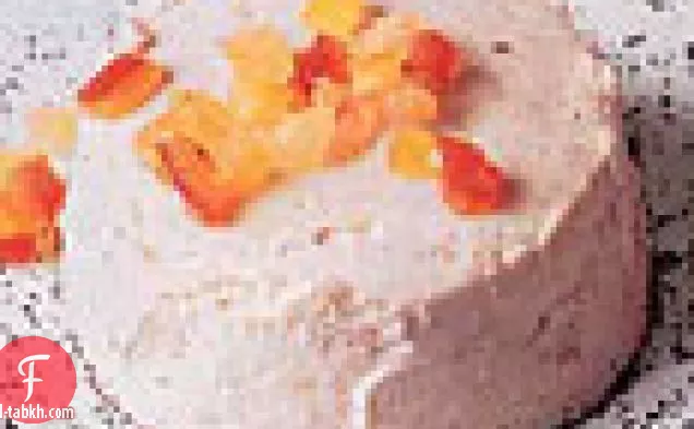 الريكوتا وحلويات الفاكهة المسكرة