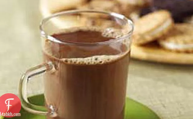 قهوة الشوكولاتة الدافئة بالكراميل
