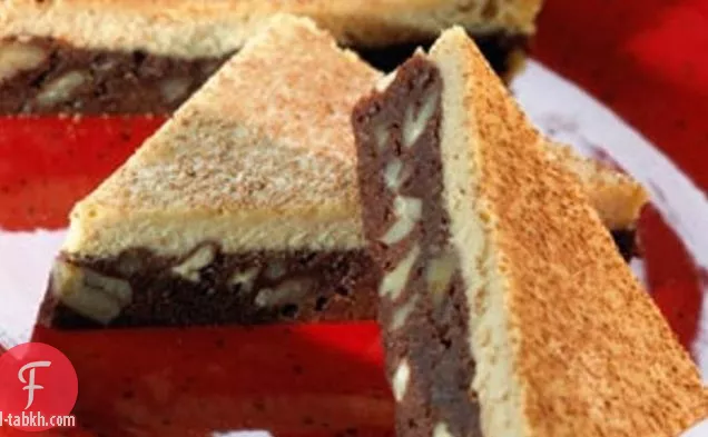 موكا تشيز كيك مثلثات