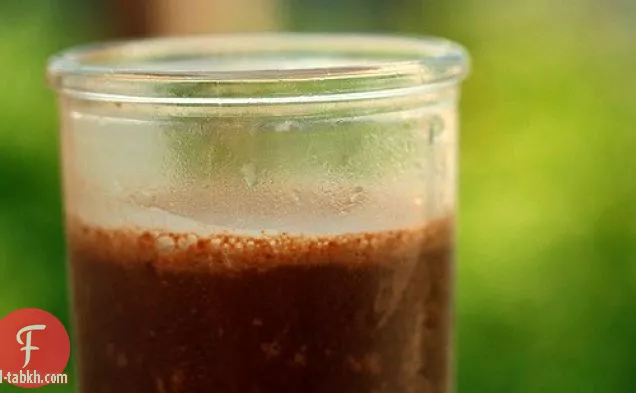 وصفة ميلك شيك بالشوكولاتة مع القهوة واللوز