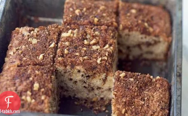 كعكة الإسبريسو والجوز