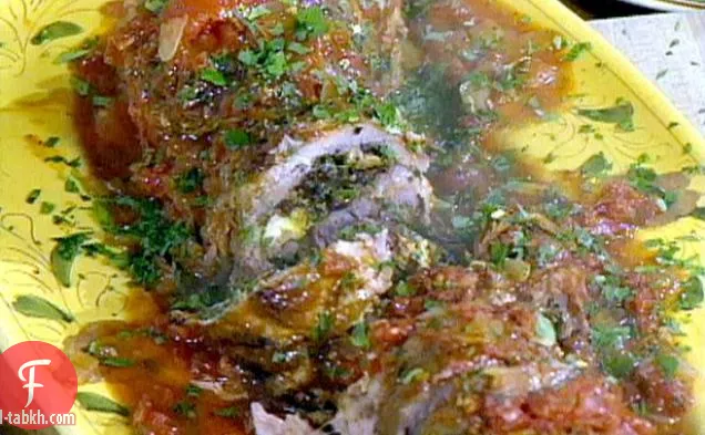 لفة لحم الخنزير مطهو ببطء: براسيولونا