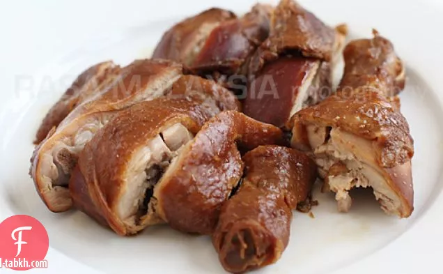 صلصة الصويا وصفة الدجاج (???)