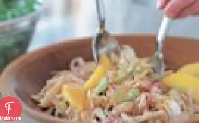 سلطة الدجاج والمانجو