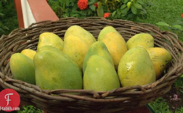 حلوى المانجو المشتعلة