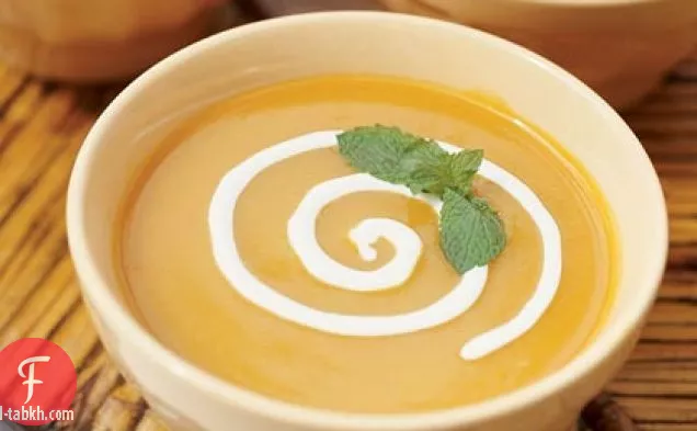 فلفل مشوي مبرد-شوربة مانجو