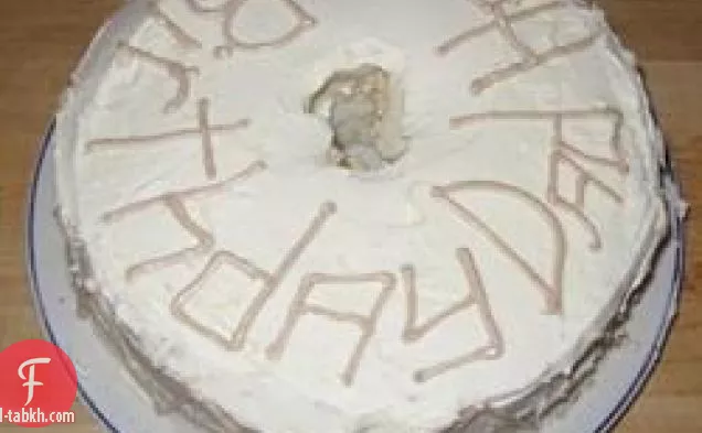 كعكة طعام الملاك على ارتفاعات عالية