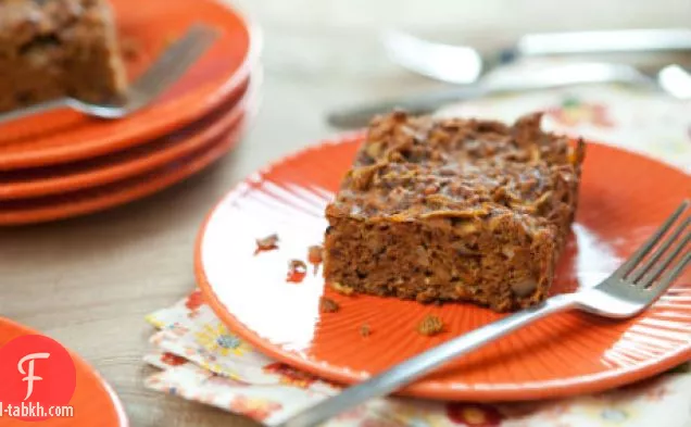 كعكة التفاح البطاطا الحلوة