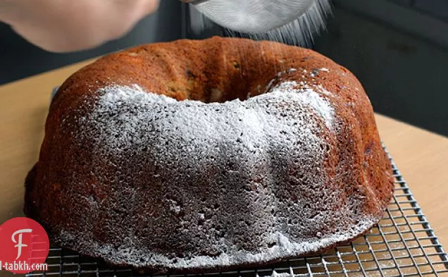 كعكة التفاح متبل