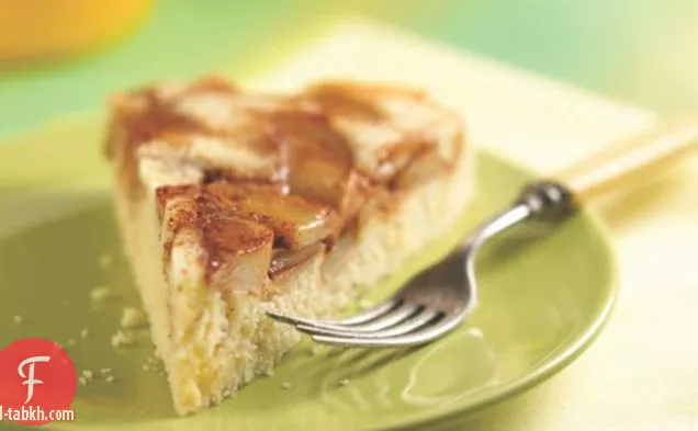 التفاح سوفل Cake كعكة
