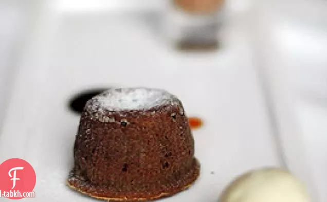 كعكة الشوكولاتة المنصهرة