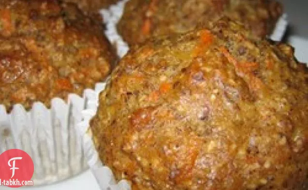كعكة الجزر بذور الكتان