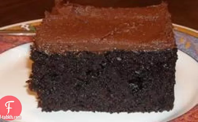 كعكة الشوكولاتة السوداء