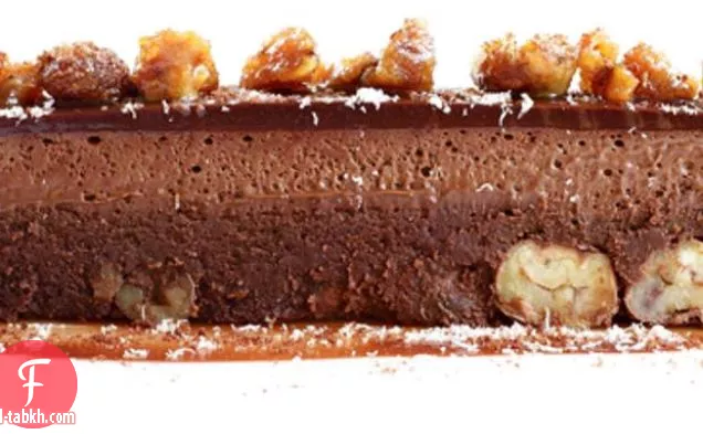 الشوكولاته المريرة وكعكة الكمأة الكستناء الغابات رينديلشام