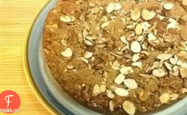 كعكة قهوة الجوز وجوز الهند