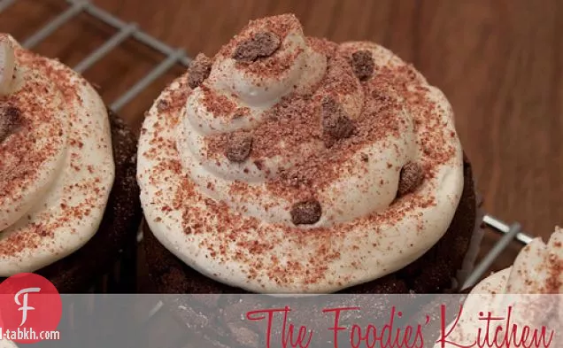 كب كيك الشوكولاتة الغواتيمالي مع كريمة الزبدة