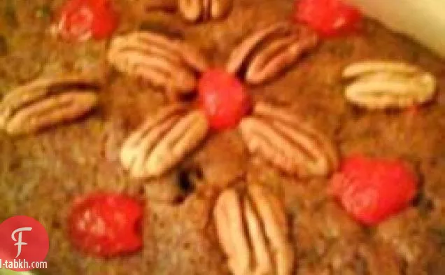 كعكة الفاكهة المسلوقة