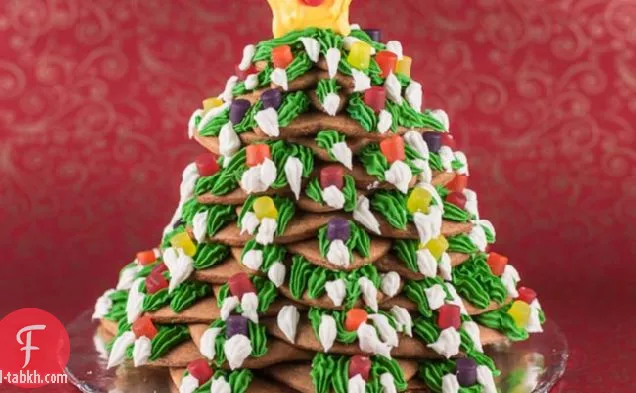 الزنجبيل شجرة عيد الميلاد